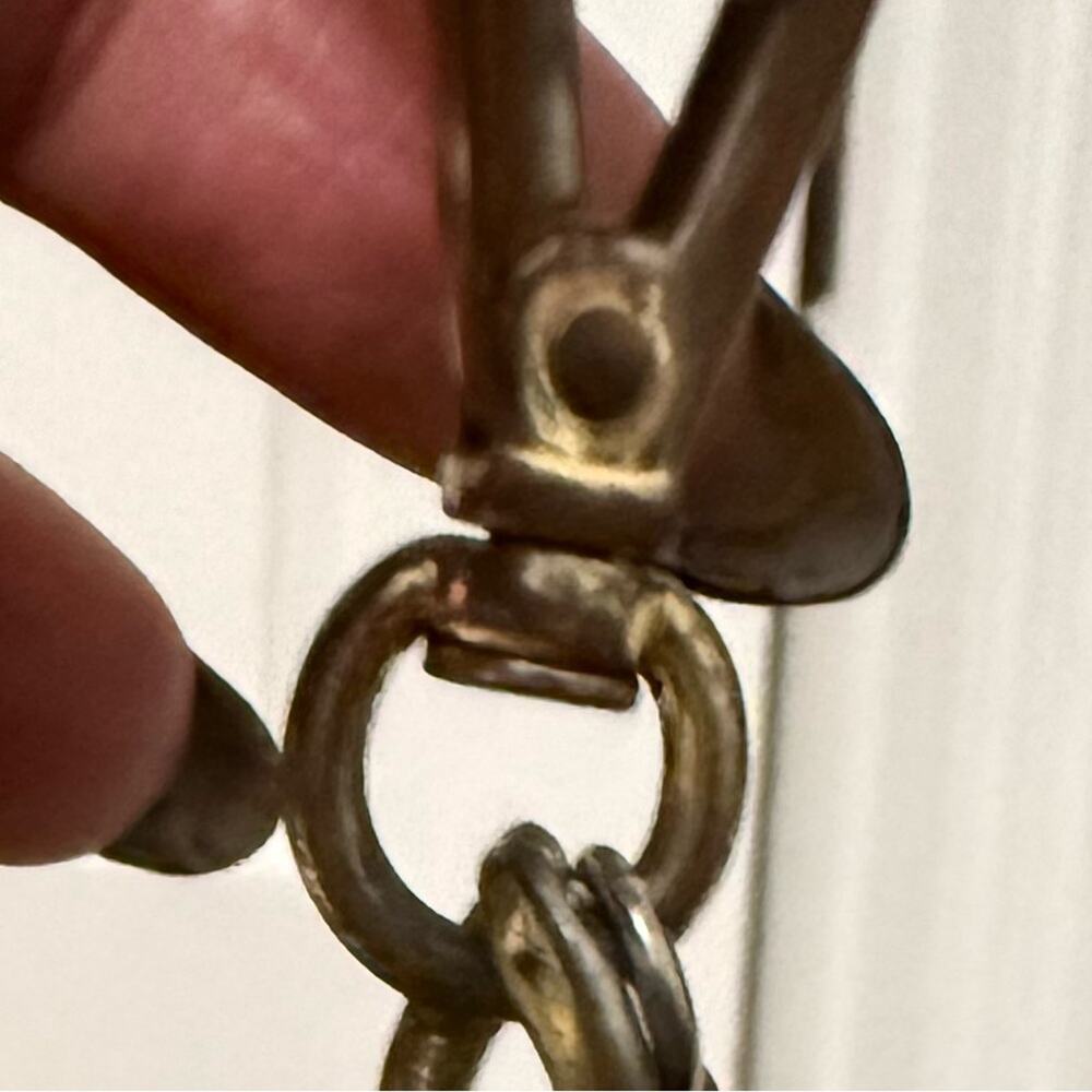 Michael Kors Black Fox Fur Pom Pom Keychain - Picture 4 of 5